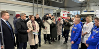 В Чувашии впервые построили тёплые гаражи для автомобилей скорой помощи - Знамя Труда